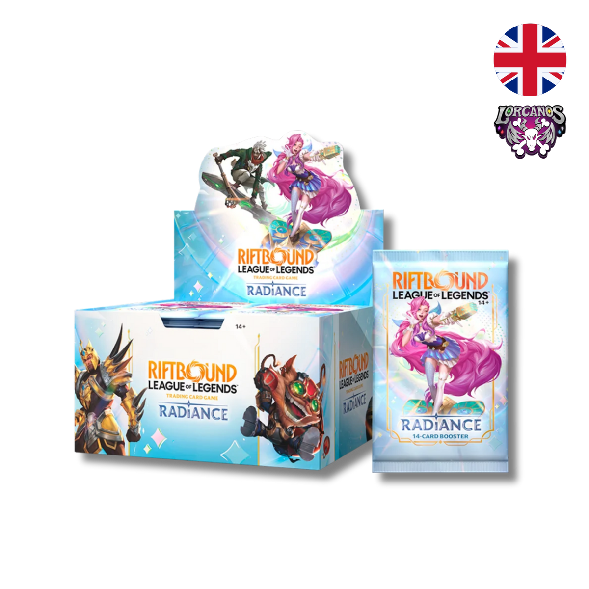 Riftbound: Radiance – Booster Display 24 Sobres – Inglés