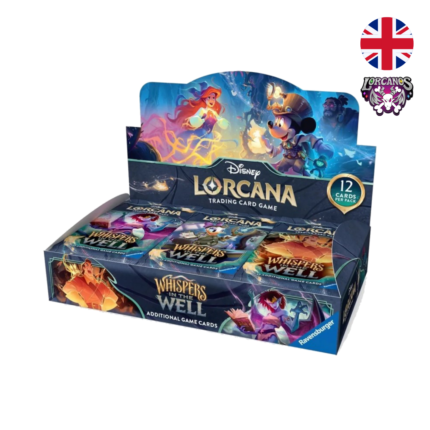 Lorcana Caja de sobres Whispers in the Well Inglés