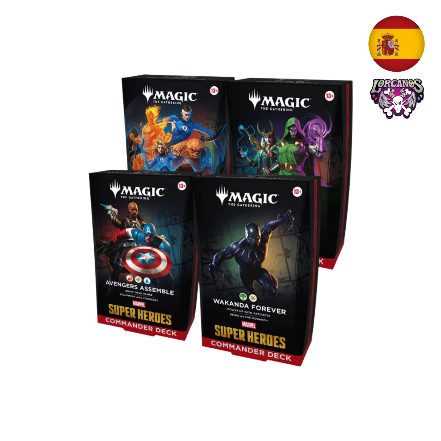 Marvel: Super Heroes Commander Deck Español ( Preventa )