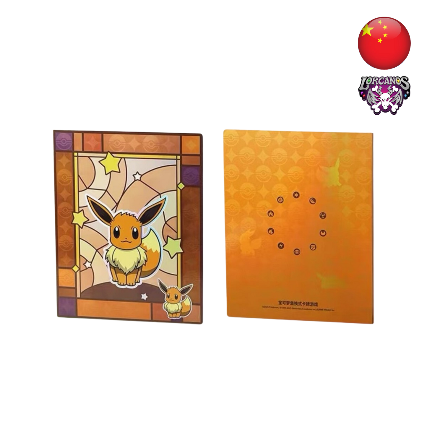 Pokémon TCG – Álbum Gem Pack Vol. 2 – Eevee / Leafeon / Umbreon / Sylveon