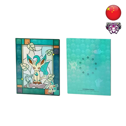 Pokémon TCG – Álbum Gem Pack Vol. 2 – Eevee / Leafeon / Umbreon / Sylveon