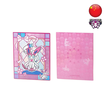 Pokémon TCG – Álbum Gem Pack Vol. 2 – Eevee / Leafeon / Umbreon / Sylveon