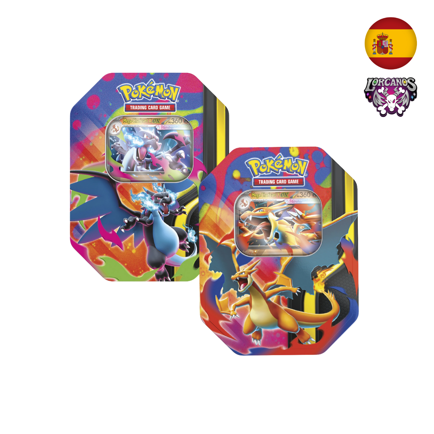 Lata Mega Charizard X & Y EX - Español