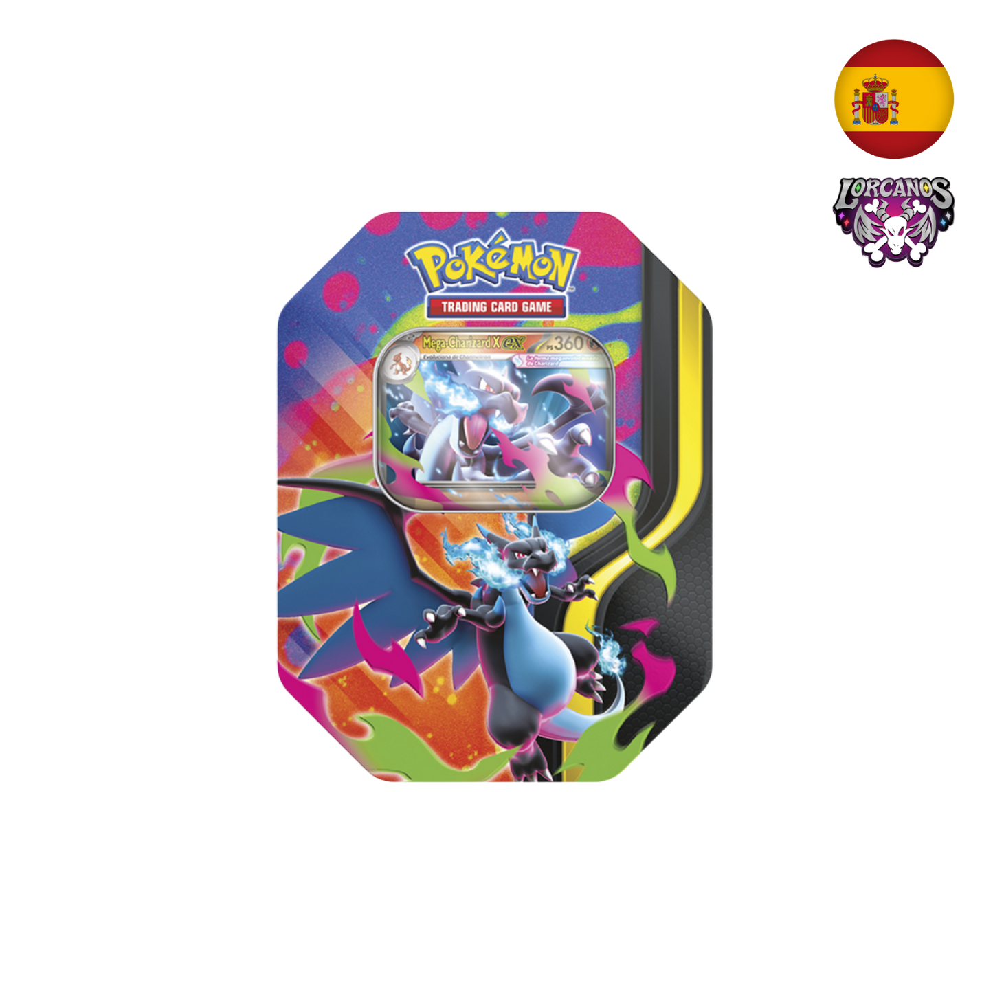 Lata Mega Charizard X & Y EX - Español