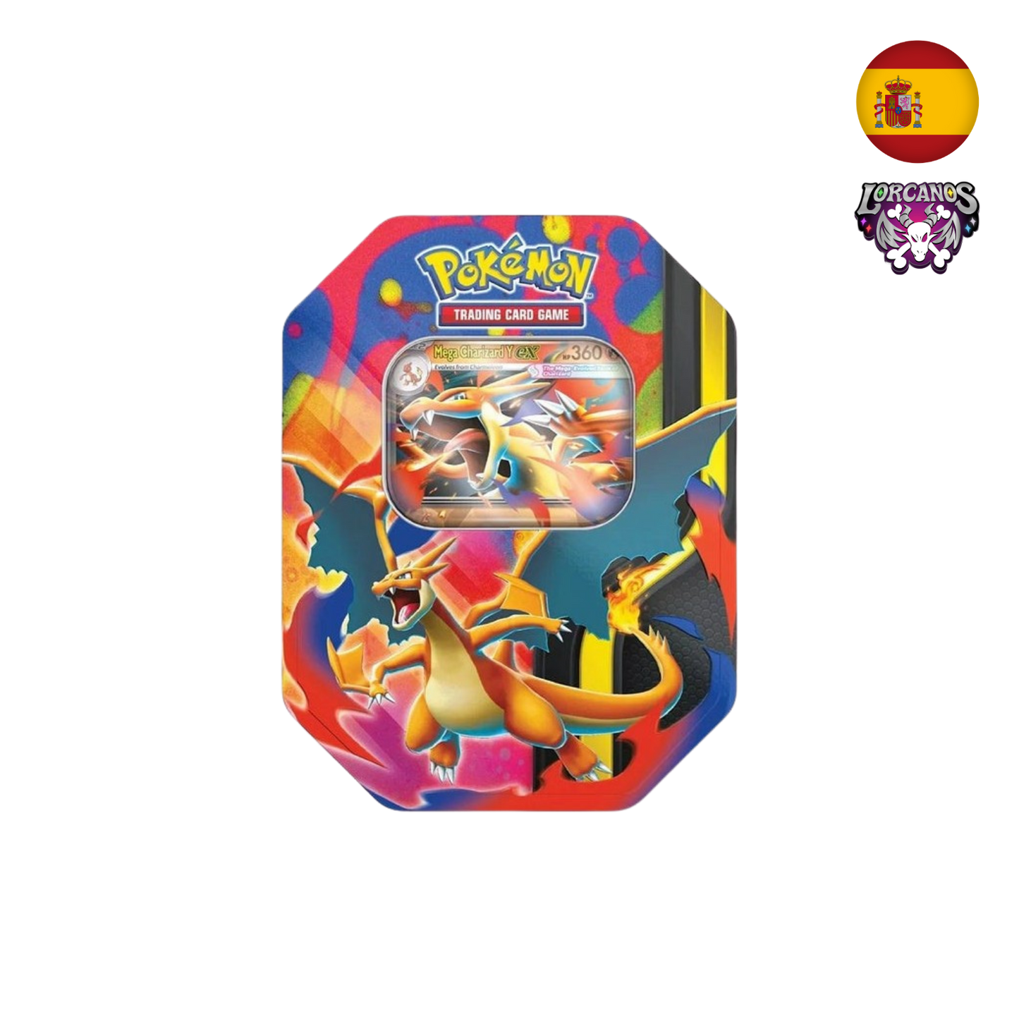 Lata Mega Charizard X & Y EX - Español