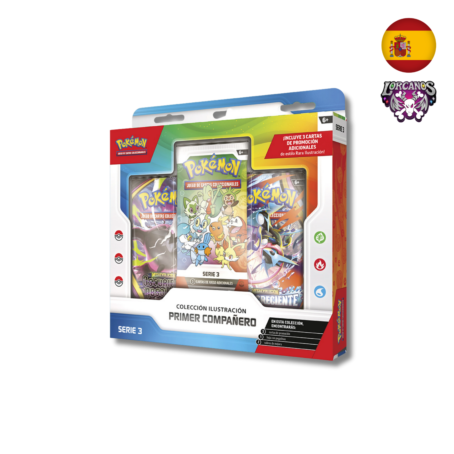 Pokémon TCG – Colección Ilustración Primer Compañero: Serie 3 – Español