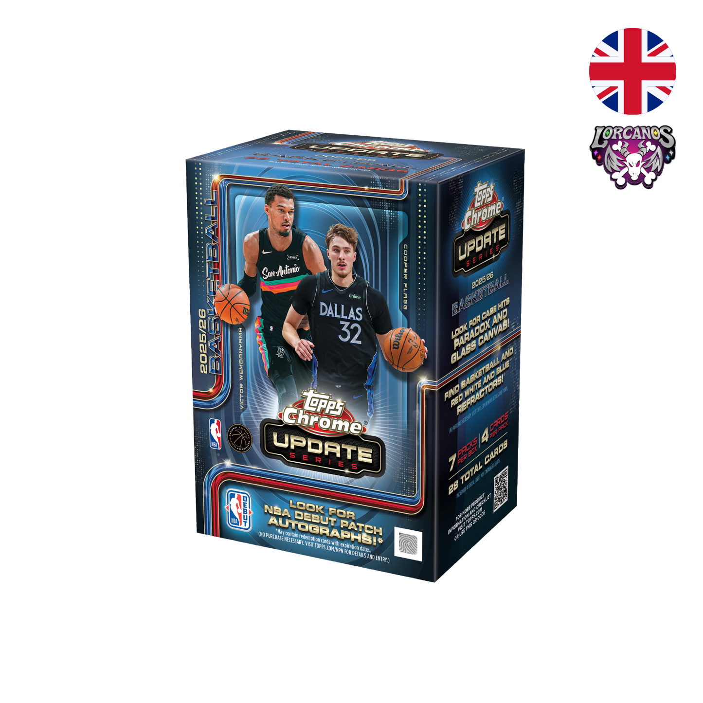 2025-26 Topps Chrome® Updates Basketball – Value Box
