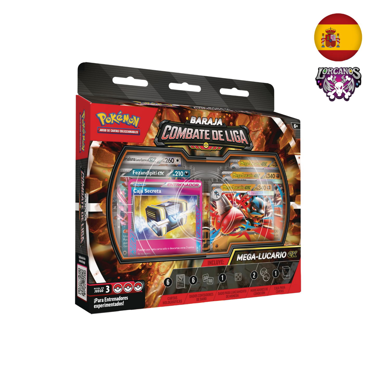 Pokémon TCG – Baraja Combate de Liga de Mega-Lucario ex – Español