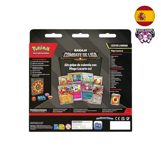 Pokémon TCG – Baraja Combate de Liga de Mega-Lucario ex – Español