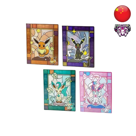 Pokémon TCG – Álbum Gem Pack Vol. 2 – Eevee / Leafeon / Umbreon / Sylveon