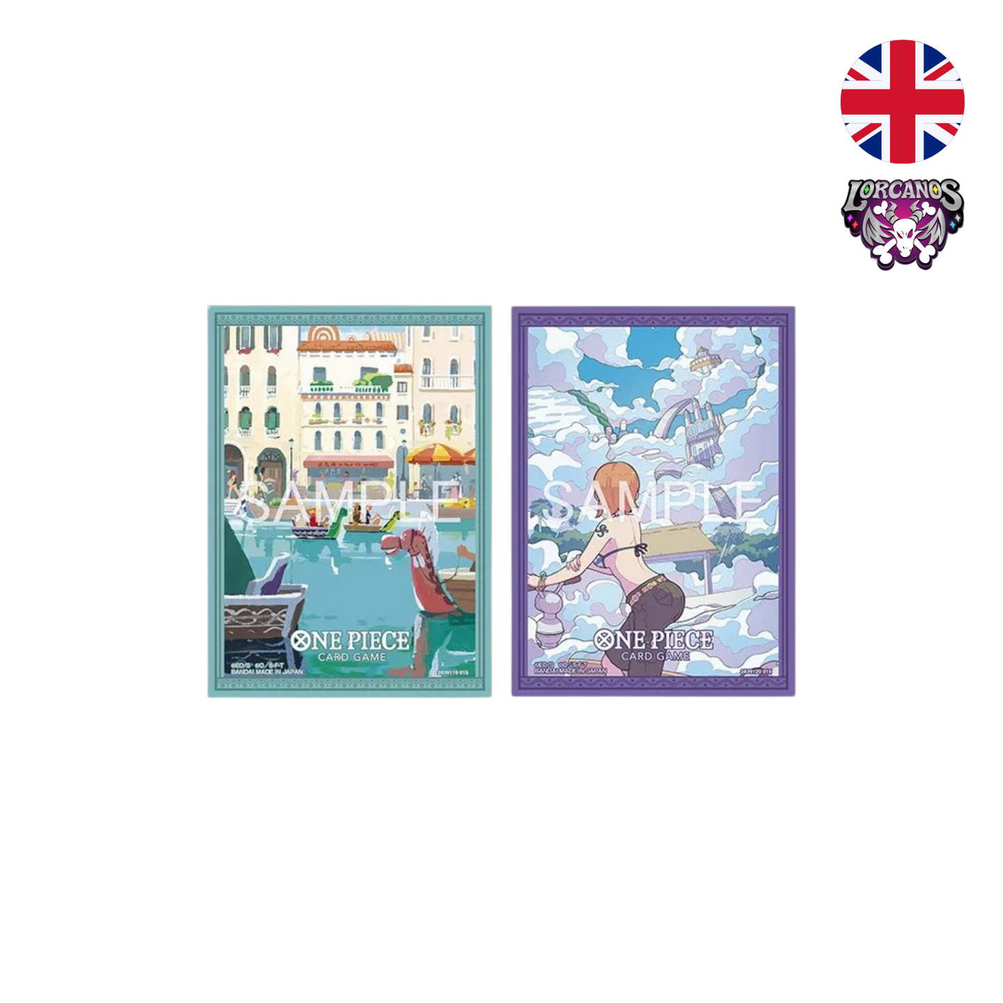 ONE PIECE CARD GAME – Fundas Oficiales TCG+ Store Edition Vol. 7 – Sky Island / Water Seven