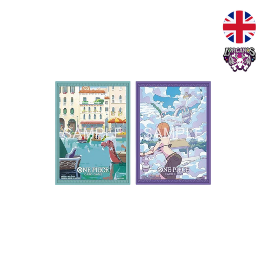 ONE PIECE CARD GAME – Fundas Oficiales TCG+ Store Edition Vol. 7 – Sky Island / Water Seven