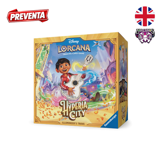 Disney Lorcana TCG – Illumineer’s Trove Hyperia City – Inglés