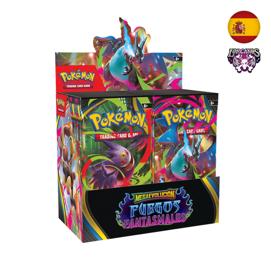 Pokemon Caja 36 sobres Fuegos Fantasmales Español