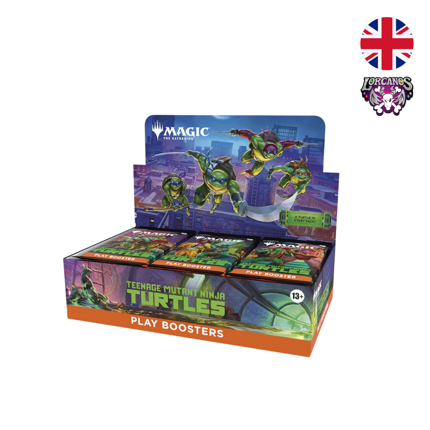 Play Booster Box Inglés Teenage Mutant Ninja Turtles
