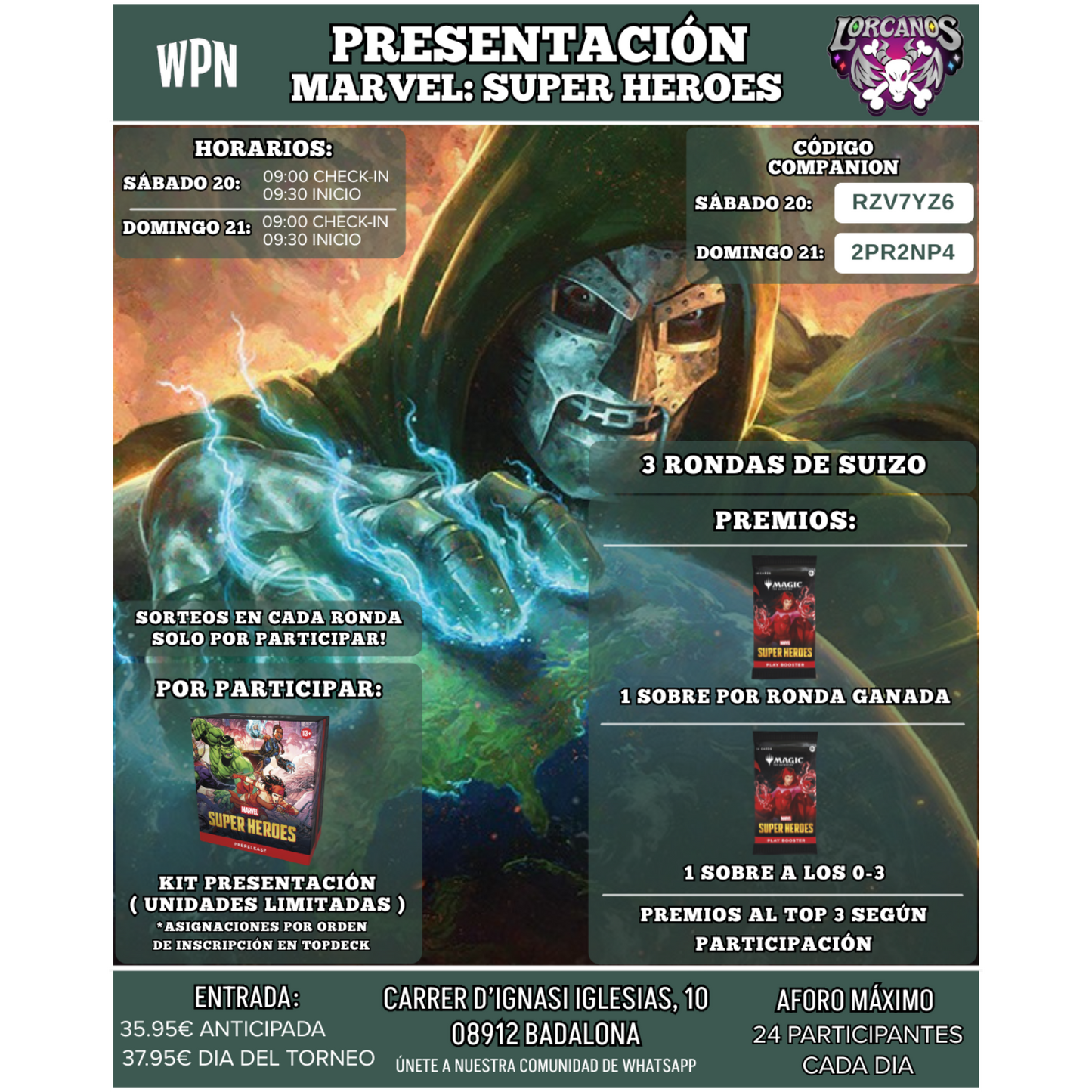 PRESENTACIÓN MARVEL: SUPER HEROES ( ENTRADA ANTICIPADA )