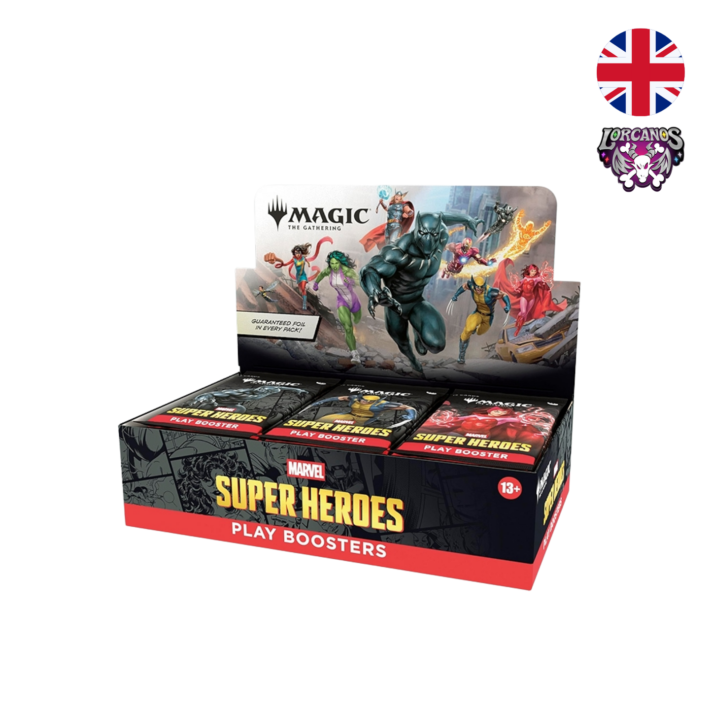 Marvel Super Heroes Play Booster Box Inglés ( Preventa )