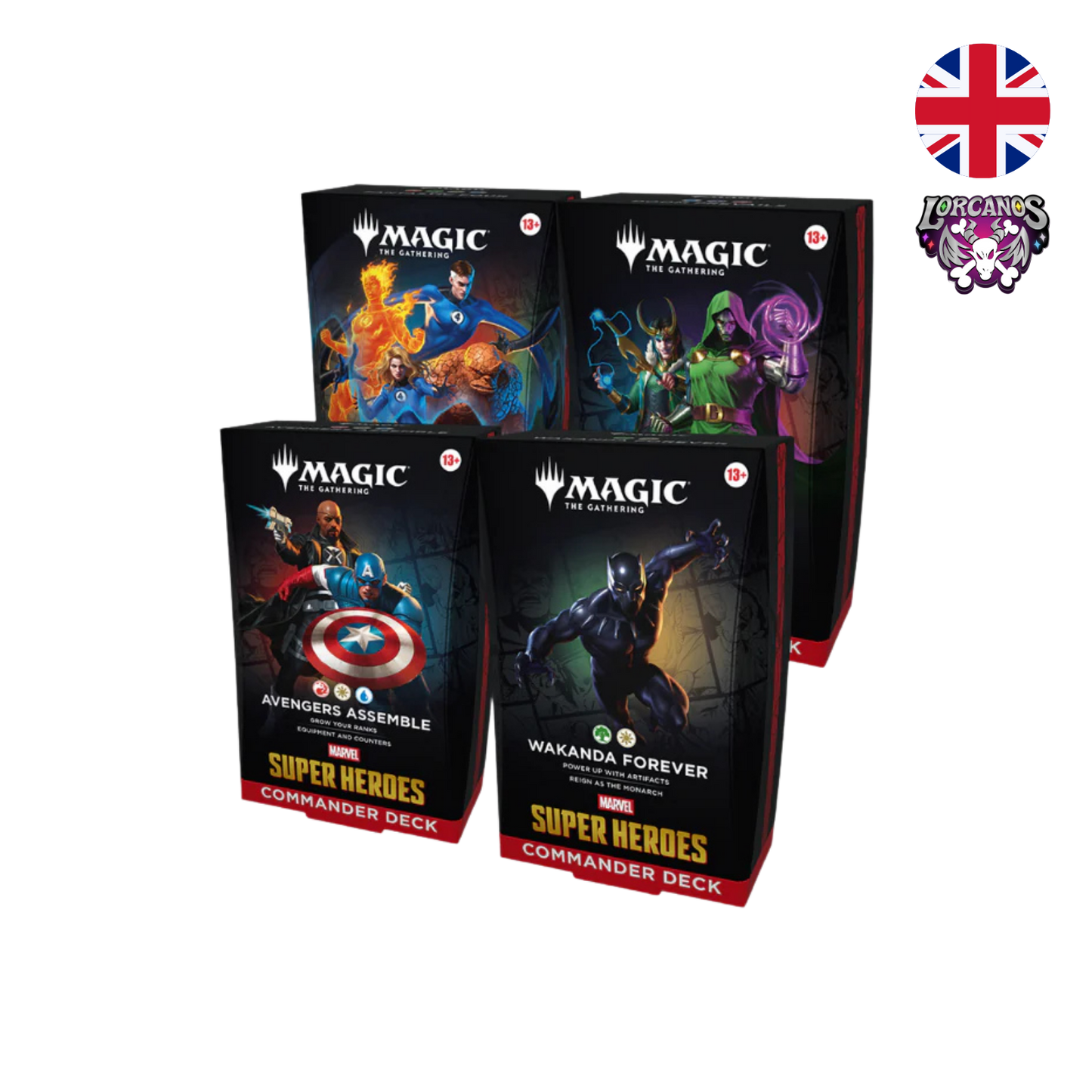 Marvel: Super Heroes Commander Deck Inglés ( Preventa )