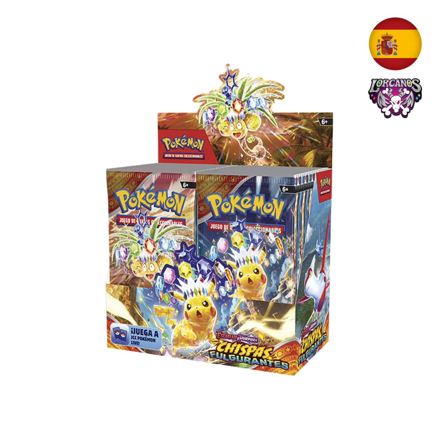 Pokémon TCG – Booster Box Chispas Fulgurantes – Español