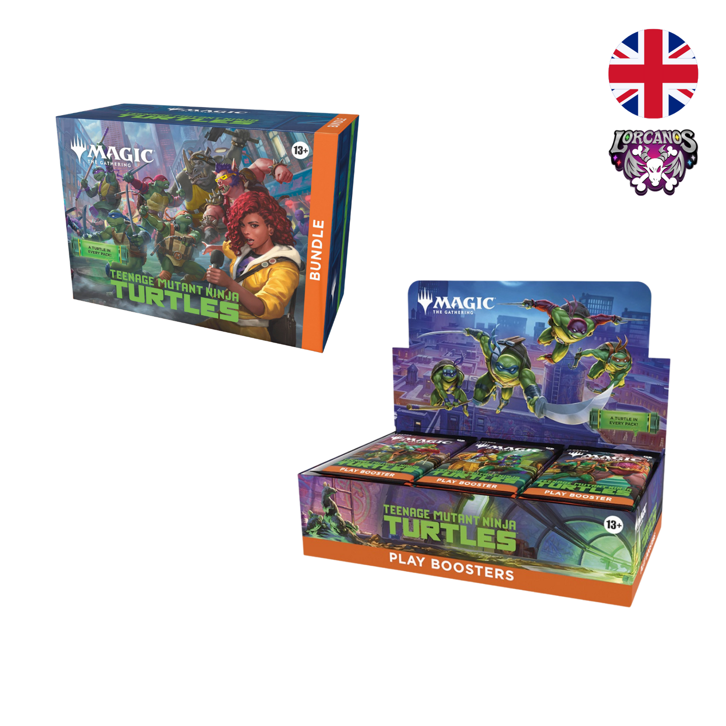 PACK Play Booster Box + Bundle Teenage Mutant Ninja Turtles Inglés