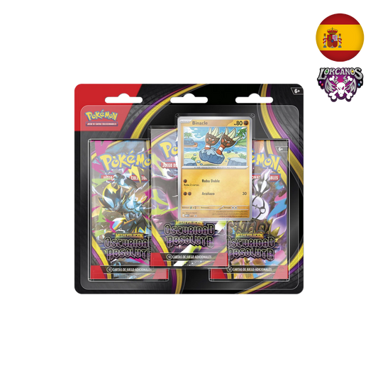 Pokémon TCG – Blíster 3 Sobres Oscuridad Absoluta – Español