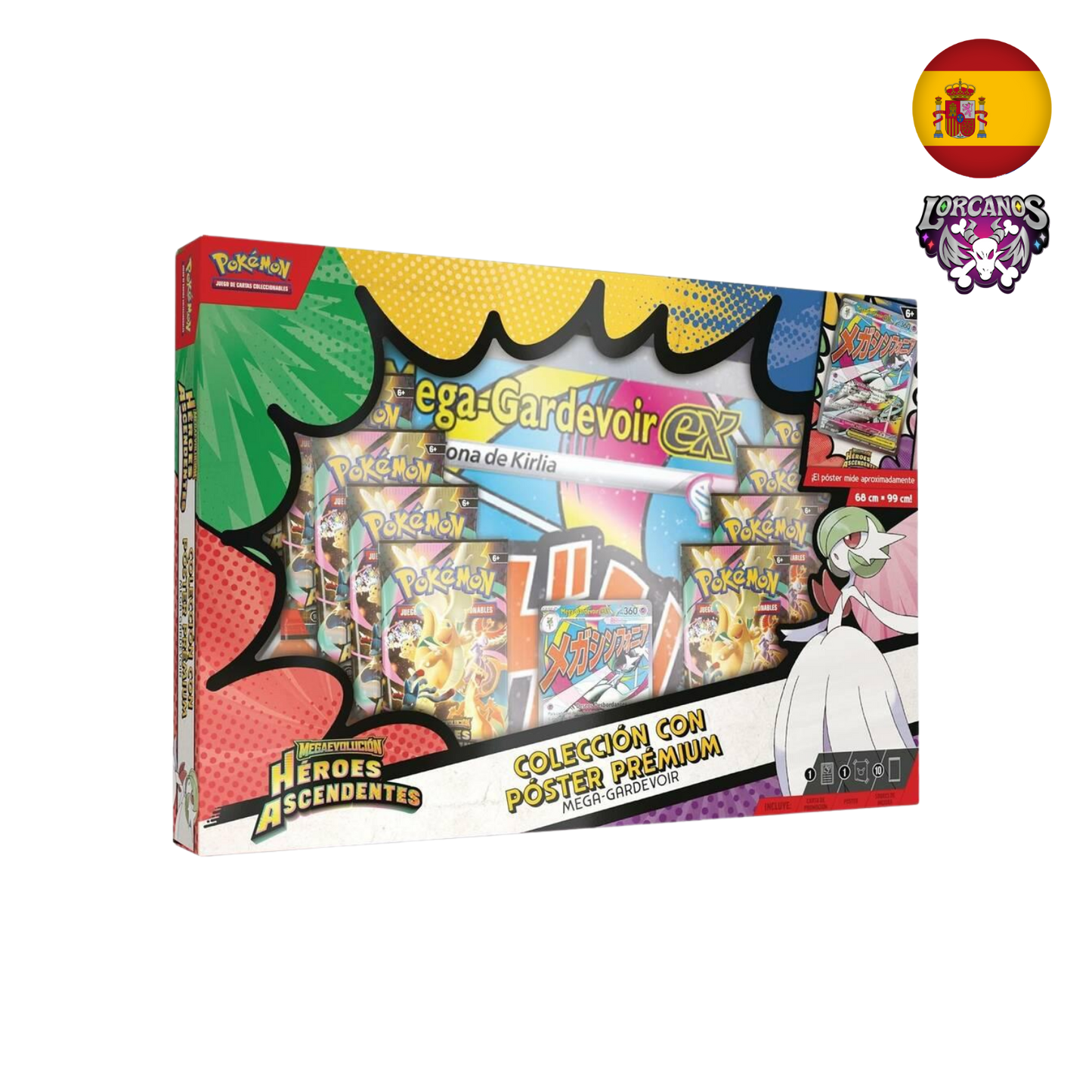 Premium Poster Collection Gardevoir Héroes Ascendentes Español