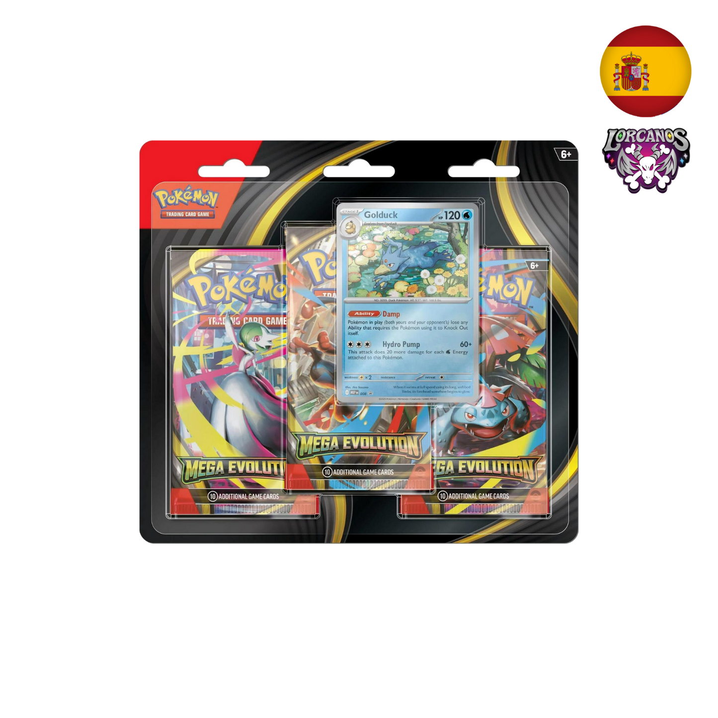 Blister Pack Golduck Megaevoluciones Español
