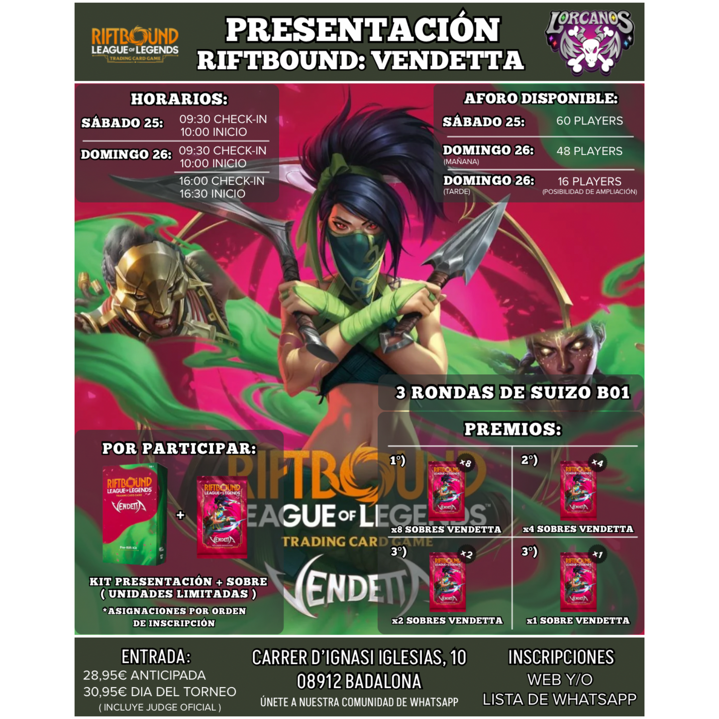 RIFTBOUND: PRESENTACIÓN VENDETTA · LORCANOS