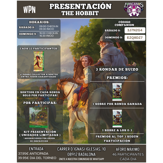 Magic The Gathering: Presentación The Hobbit  ( ENTRADA ANTICIPADA )